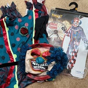 Spirit Colorful Circus Clown Kids Costume